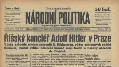 Národní politika z 16. 3. 1939 