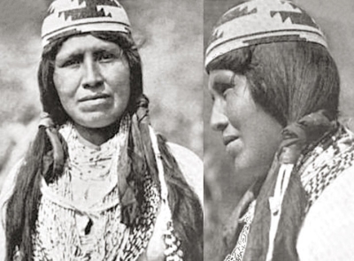 Indiánka z kmene Yurok, 
pojmenovaná Alice Franková