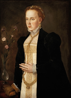 Portrét Filipíny kolem roku 1557
