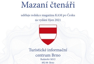 Říjen 2021 Turistické informační centrum Brno