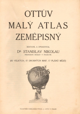 Ottův malý atlas zeměpisný, listopad 1910