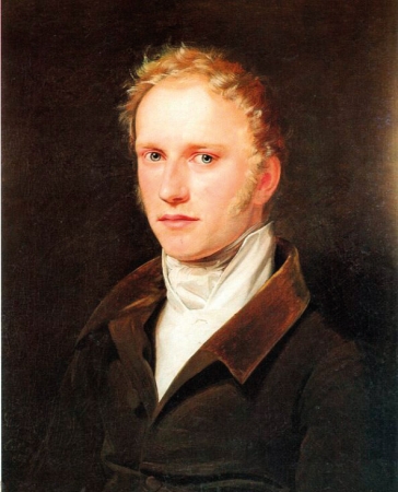 František Palacký, Vídeň, 1821, olejomalba Františka Tkadlíka