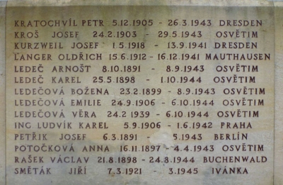 Pomník obětem šoa, Dobruška