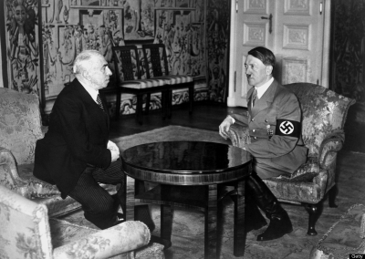 Hitler a Hácha, Berlín, 15. března 1939