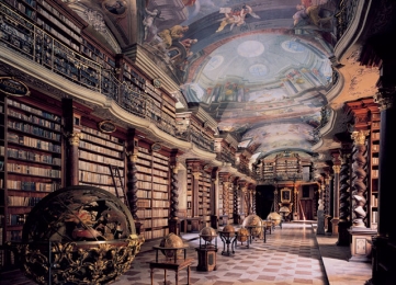 Klementinum v&nbsp;květnu