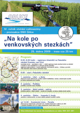 Na kole po venkovských stezkách