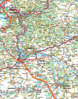 Die Elbe von Bord des Schiffes Porta Bohemica