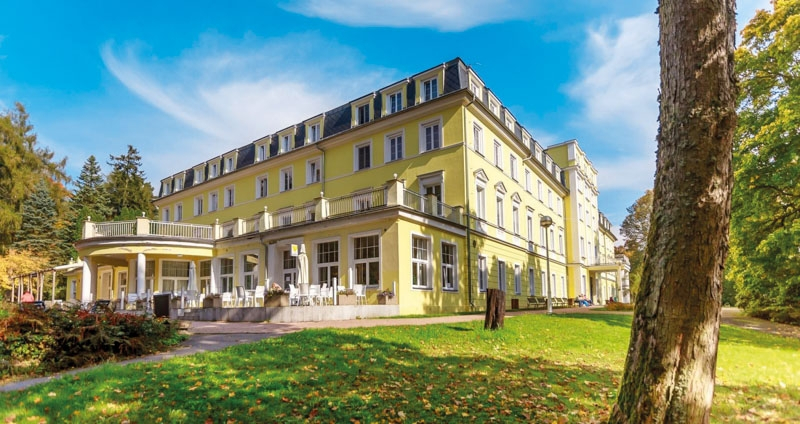 Lázeňský hotel Prusík v Konstantinových Lázních