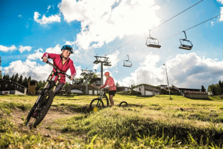 Horské areály Lesná a Klíny