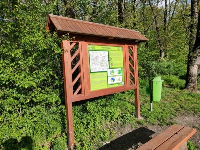 Informační tabule Klánovického lesa