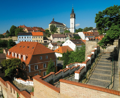 Pohled k dómu v Litoměřicích