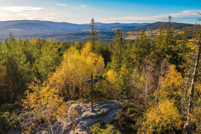 Vintířova skála (1 006 m), vrcholová skála Březníku