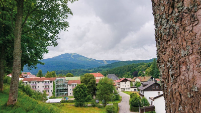 Pohled z Bavorské Rudy na Velký Javor