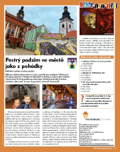 Pestrý podzim ve městě jako z pohádky