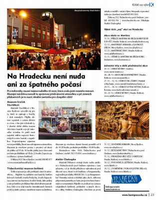 Na Hradecku není nuda ani za špatného počasí