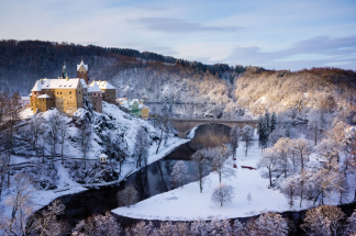 Zimní akce na hradě Loket