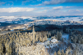 Na běžkách k rozhledně a ještě dál
