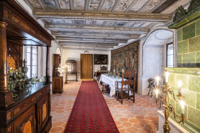 Interiéry státního zámku Vimperk