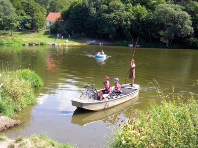 Přívoz v Luhu pod Branovem