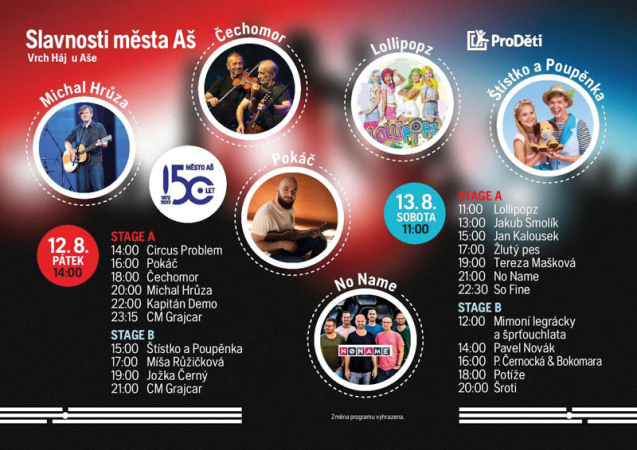 Městské slavnosti (až) v Aši!