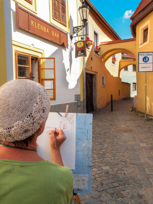 Malířka, co město maluje 