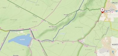 Z Orlova na skok do Brd