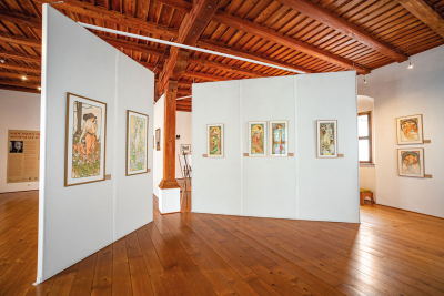 Vystavená díla Alfonse Muchy