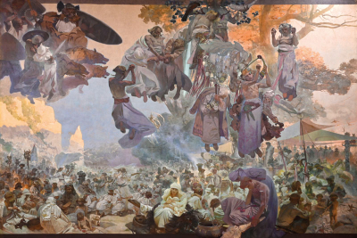 Alfons Mucha jako turistický hit. 
Návštěvníky lákají plátna, stezka i puzzle