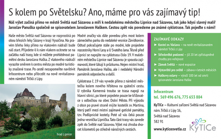 S kolem po Světelsku