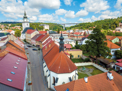 Pohled na historické jádro města