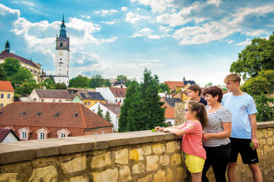 Vyhlídka s pohledem na katedrálu sv. Štěpána