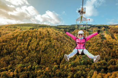 ZIPLINE ve Sport areálu Klíny
