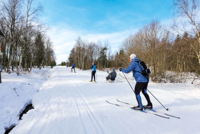 Krušné hory jsou i rájem pro běžkaře