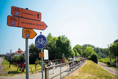 Železná cyklotrasa na polské straně