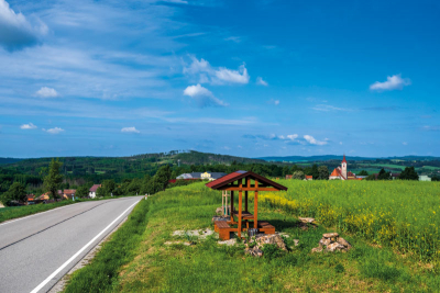 Odpočívadlo nad obcí Staré Hobzí