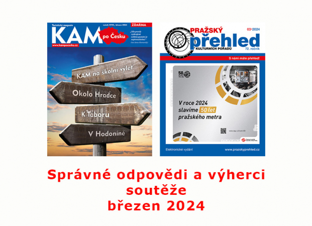 Výherci soutěží březen 2024