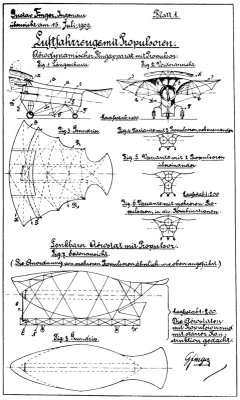 Příloha žádosti o rakouský patent na Cyklon z 15. 7. 1909