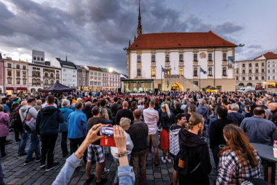 Wieczór przy Kolumnie Trójcy Przenajświętszej