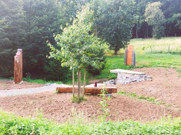 Celkový pohled na studánku