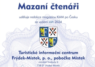 Září 2024 TIC Frýdek­‑Místek, pobočka Místek