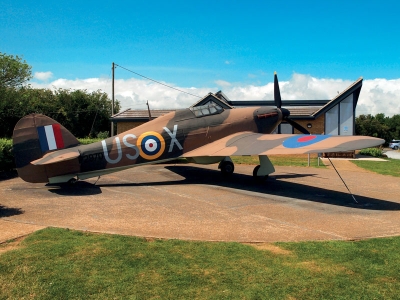 Josef František, 1940 Hawker Hurricane Mk I., Památník bitvy o Británii, Folkestone, Anglie
