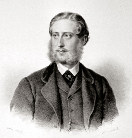 Ferdinand Bonaventura Kinský,  Josef Kriehuber, 1867