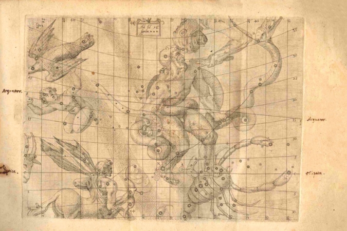 Keplerova kresba De Stella nova, 1606