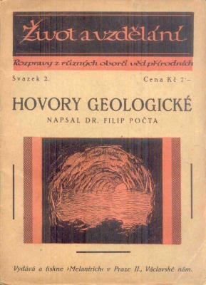 Filip Počta, Hovory geologické, 1923