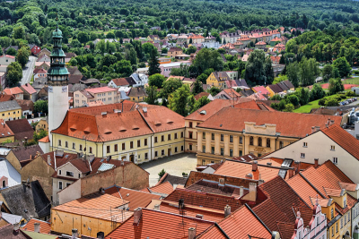 Die historische Altstadt von Domažlice