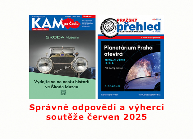 Výherci soutěží červen 2025