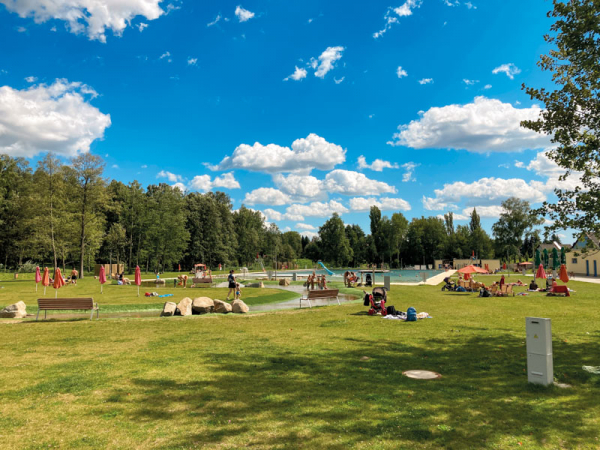 přírodní koupací biotop Hlinsko