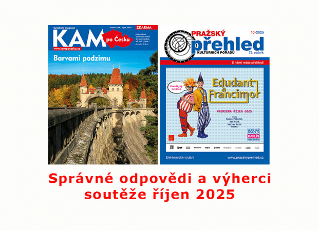 Výherci soutěží říjen 2025