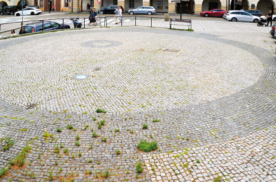 Vyznačení základů barokní kaple sv. Matouše