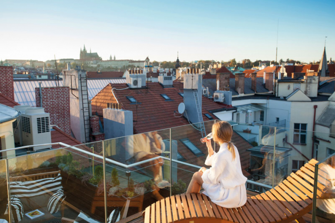 M Spa – terasa s výhledem